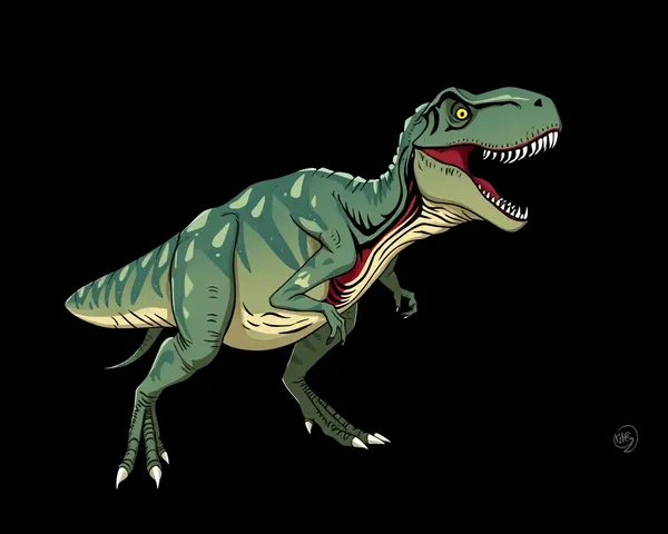 T Rex PNG Image File Extension Explanation