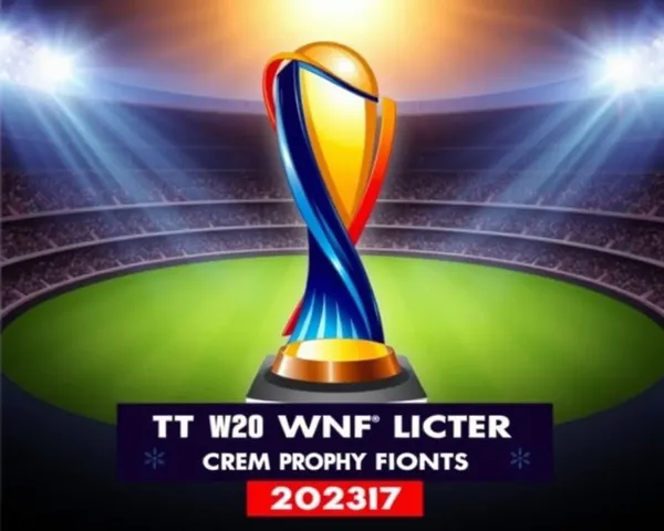 T20 World Cup Trophy PNG Graphics