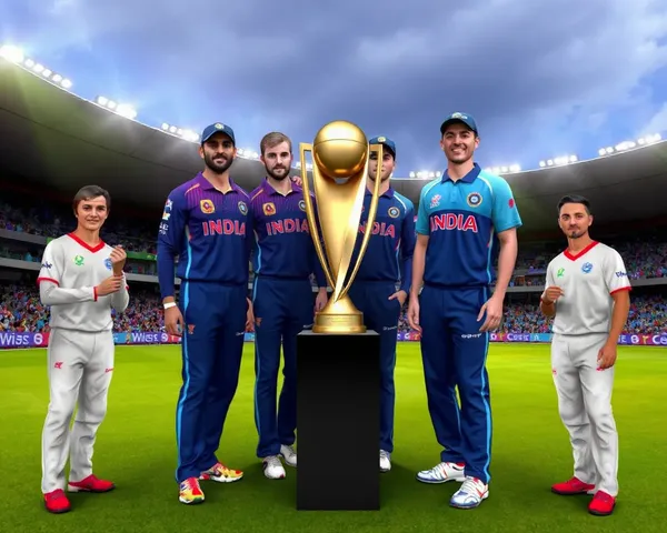 T20 World Cup Trophy PNG Picture