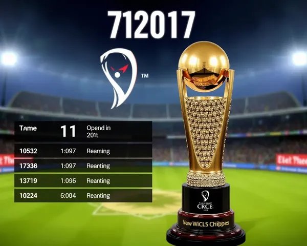 T20 World Cup Trophy PNG Vector