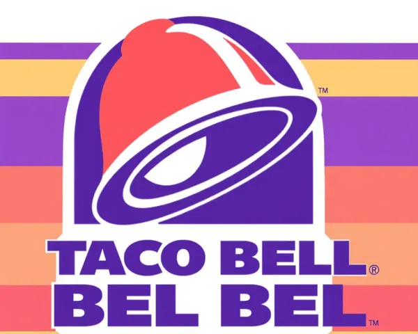 Taco Bell Logo PNG Color Scheme Options