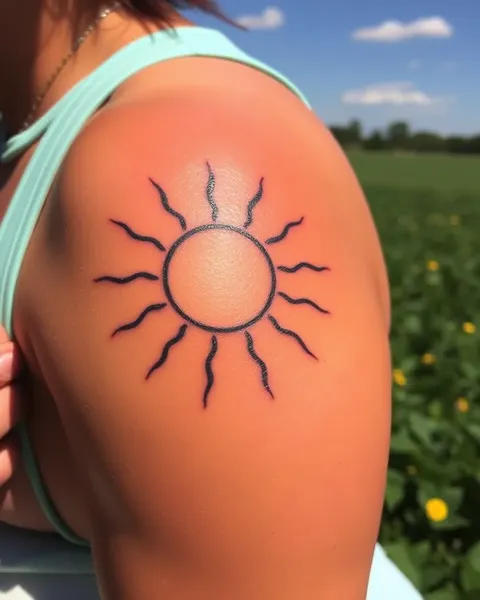 Tattoing Sun Spots on Body Art