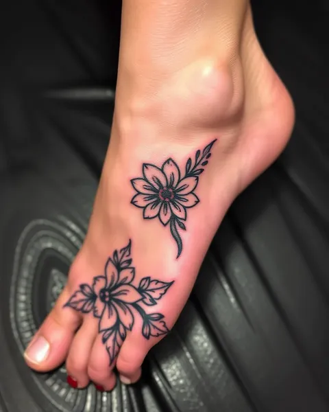 Tattoo Art on Feet: A Statement Piece