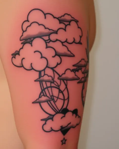 Tattoo Clouds: Creative Skybound Masterpiece