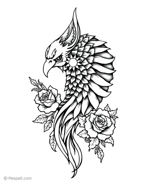 Tattoo Coloring Pages for Kids Delight