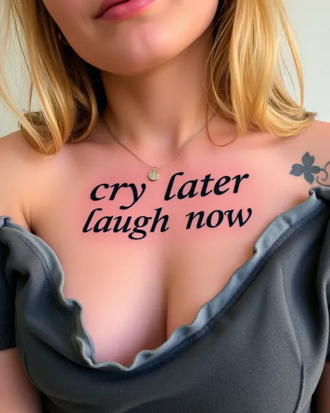 Tattoo Cry Later Laugh Now: A Bittersweet Decision