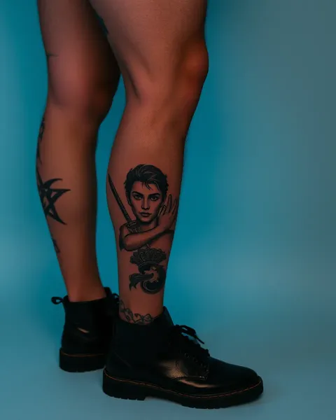 Tattoo Designs for Men's Legs