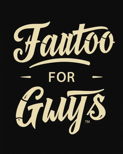 Tattoo Fonts for Guys: Bold and Daring Designs