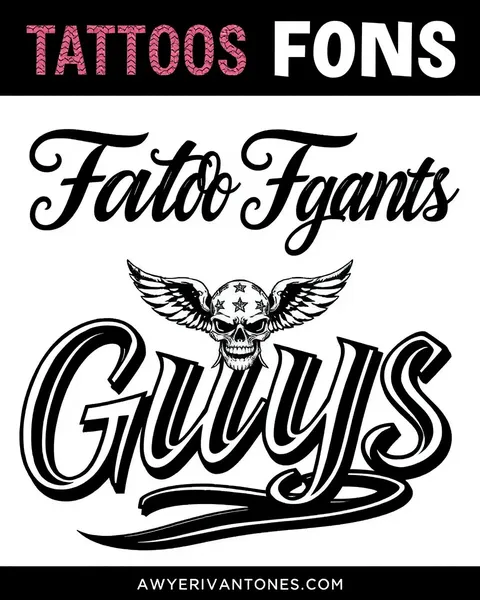 Tattoo Fonts for Guys: Unique and Eye-Catching Designs