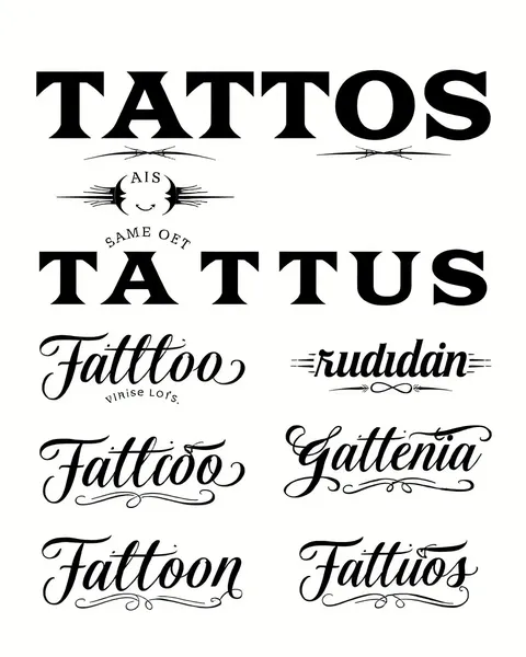 Tattoo Fonts for Women: Custom and Personalized Tattoo Designs