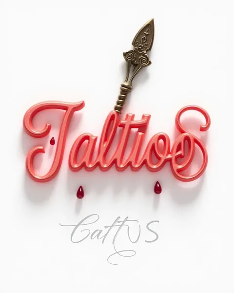 Tattoo Fonts with Cursive Letters for Custom Designs