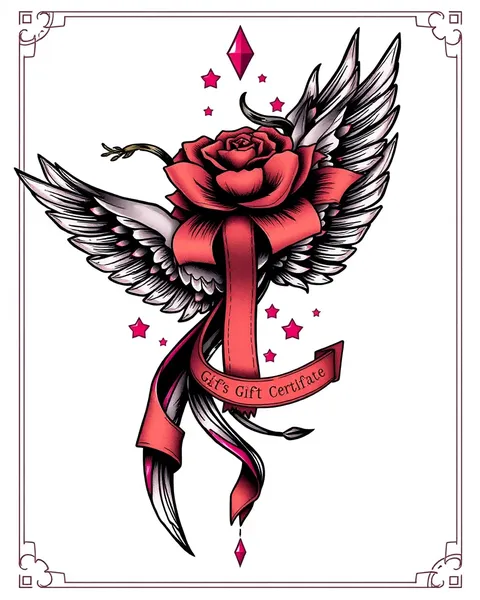 Tattoo Gift Certificate for Special Occasion