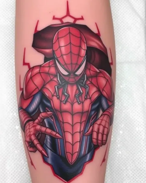 Tattoo Ideas Inspired by Spiderman for Body Art