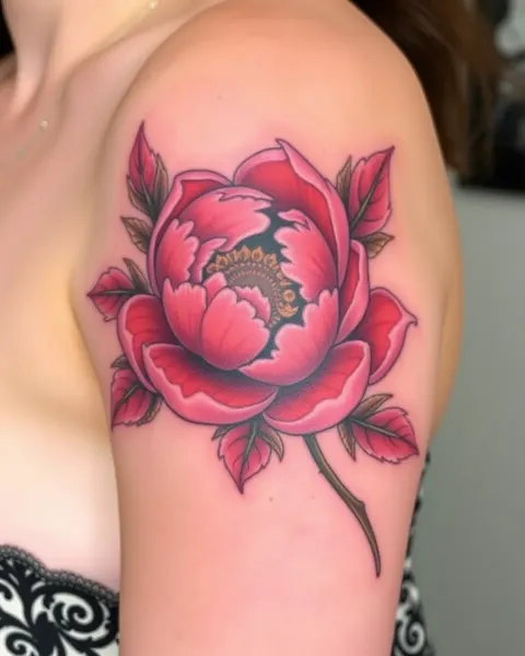 Tattoo Peony Meaning: A Symbol of Good Fortune