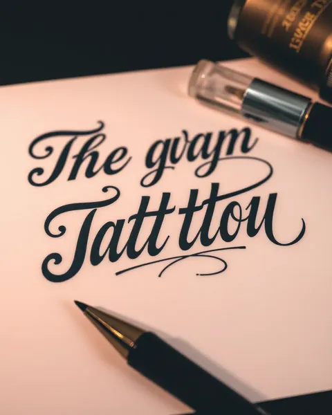 Tattoo Script: Tattoo Script Designs and Ideas for Tattoos