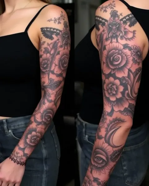 Tattoo Sleeve Ideas for Ladies with Style and Class