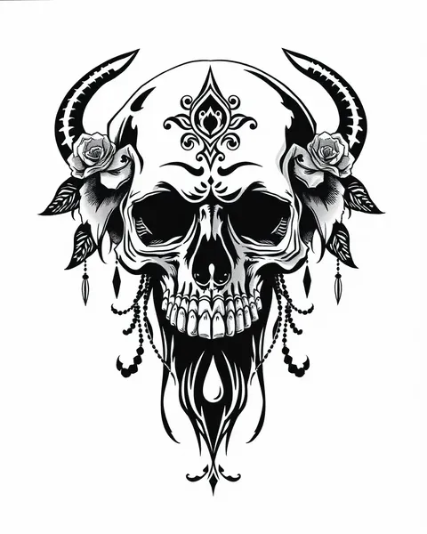 Tattoo Stencils for Skull and Skull Art