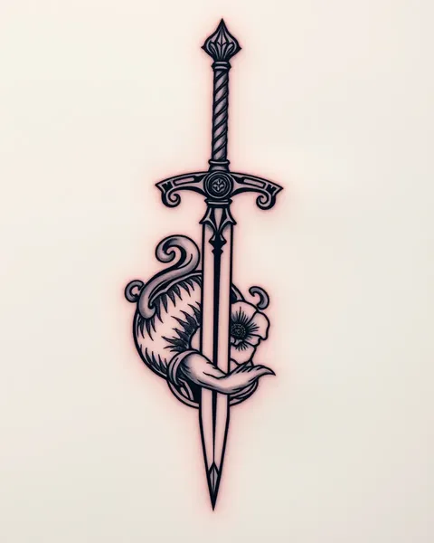 Tattoo Sword Meaning: Signifying Loyalty and Devotion