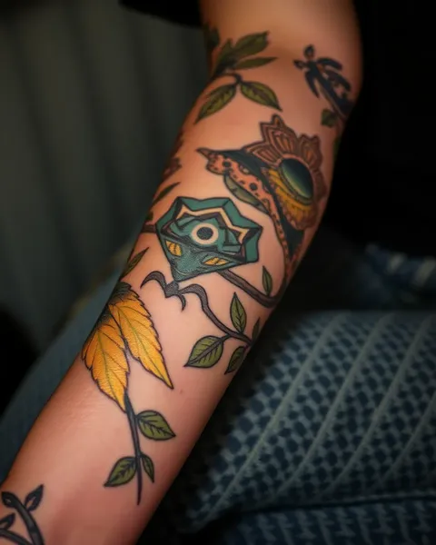 Tattoo Wrap Around the Wrist or Ankle