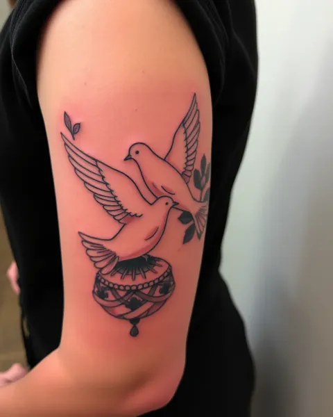 Tattoo of Doves Meaning: A Representation of Eternal Love