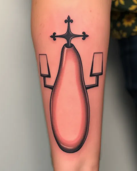 Tattoo of a Large Erect Penis Signification