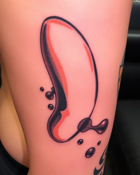 Tattoo of a Large Erect Penis Symbolism