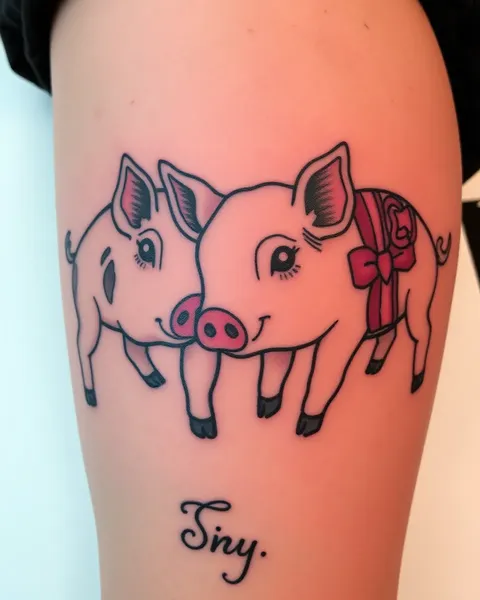 Tattooed Pigs: Tattooed Pigs Are Rare Sight