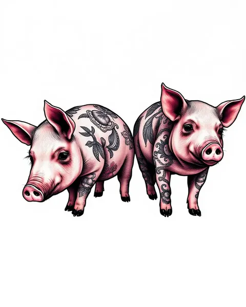 Tattooed Pigs: Tattooed Pigs Are Unusual Creatures