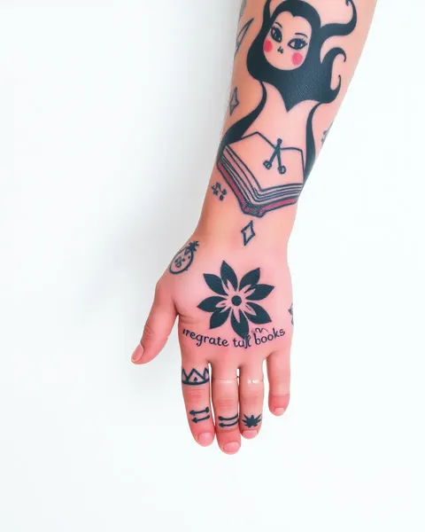 Tattoos Inspired by Books and Literature