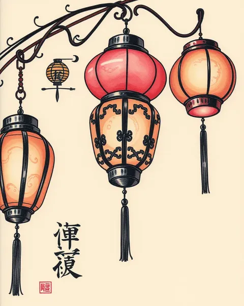 Tattoos of Lanterns: Decorative Skin Designs