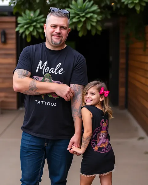 Tattoos of Love: Dad and Daughter Matching Designs