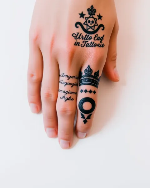 Tattoos on Inner Fingers: A Personal Statement