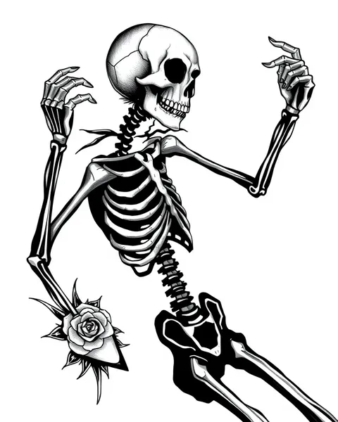 Tattoos with Skeleton Jack: A Spooky Body Art