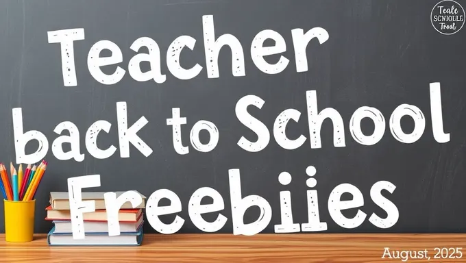 Teacher Back to School Freebies Tulsa OK August 2025 List