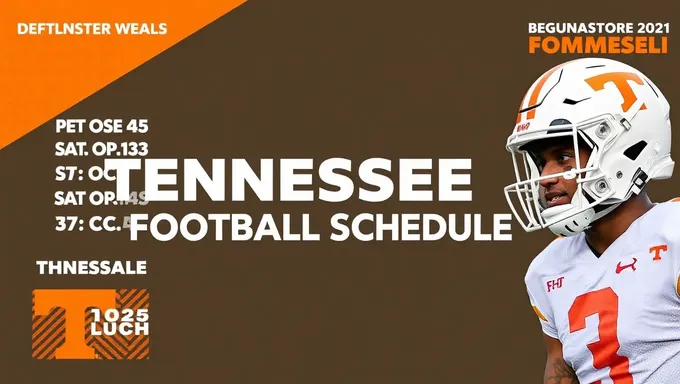 Tennessee Football 2025 Schedule Includes Big Games