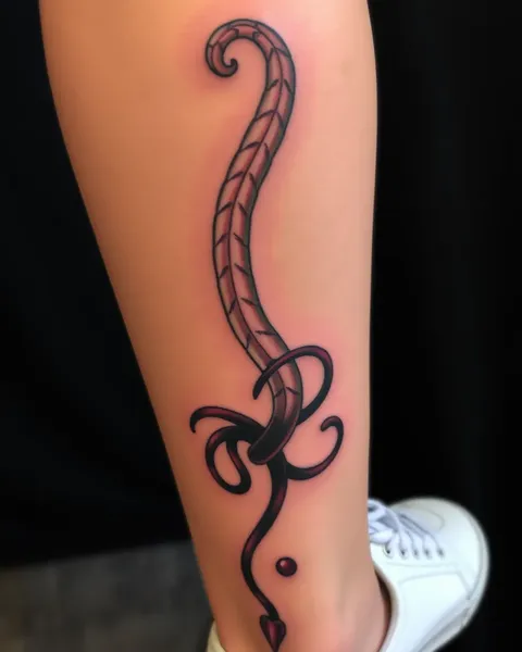 Tenticle Asshole Tattoo: Unsettling Body Art Concept