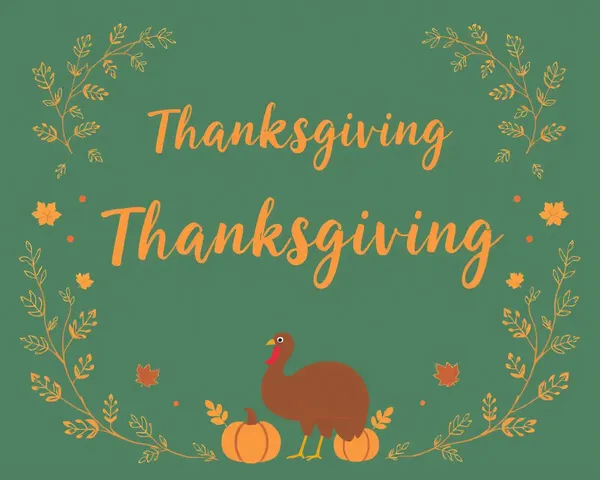 Thanksgiving Png: A Simple Design for the Holiday