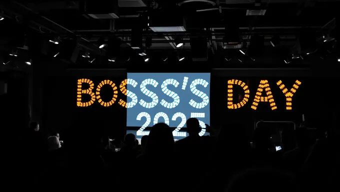 The 2025 Boss's Day: A Special Occasion