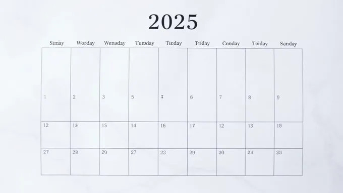 The 2025 Calendrier: A Key to Success