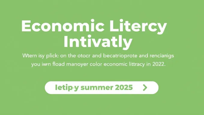 The 2025 Economic Literacy Initiative Summer Internship Application