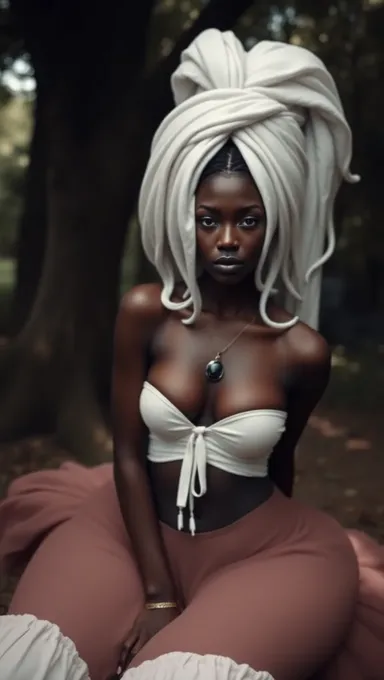 The Allure of Ebony Boobs in Romantic Photography