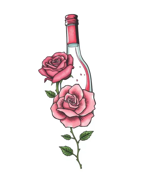 The Art of Creating a Custom rosé Tattoo