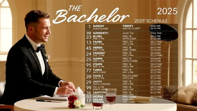 The Bachelor 2025 Premiere Date Announced