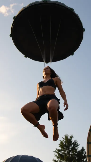 The Bold Display of Huge Hanging Boobs