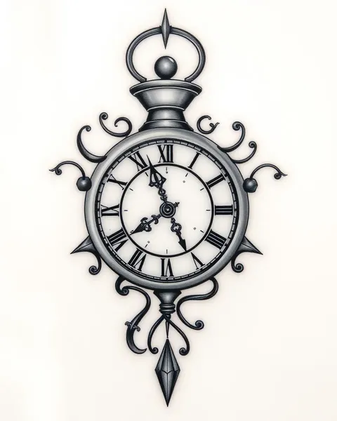 The Broken Clock Tattoo as a Symbol of Time