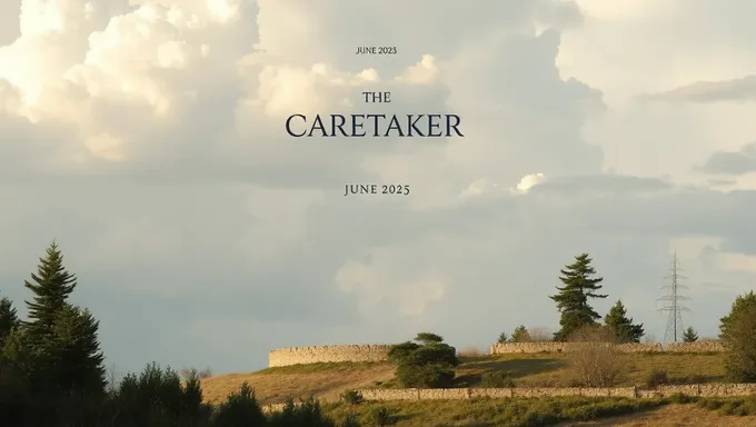 The Caretaker Book Released in June 2025 Date