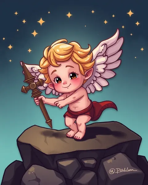 The Cartoon Picture of Cupid's Love Story