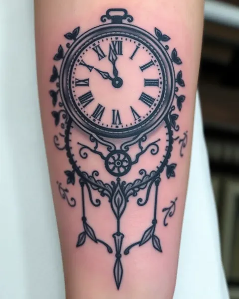 The Clock Tattoo: A Representation of Life's Passage