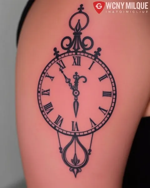 The Clock Tattoo: A Symbol of Time and Impermanence