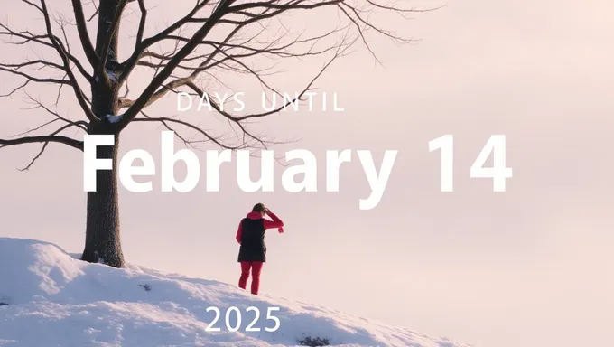 The Countdown to Valentine's Day 2025